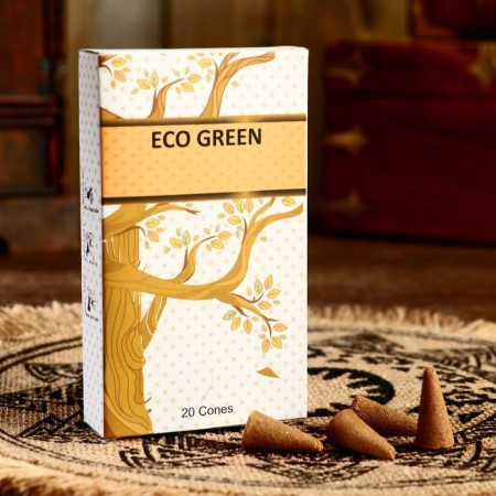 Cones "Eco Green" (set 20 pcs) Green tea