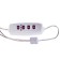 LED phytosvetnel, 2 watts, 5 c, in a pot, USB, full spectral, 1 circle