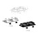 Building lamp built -in Ambrella Diy System Elements C7905 for nozzles 70x70 mm, GU5.3, color white sand