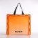 Bag without fastening, orange color