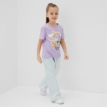 Children's T-shirt "Unicorn" Minnie Mouse, height 86-92, lilac-4