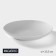 Porcelain plate Magistro line, d = 25.5 cm, white color