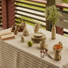 Скатерть SL HOME  "Strict line" 110х140см, лен 100%, 180 гр/м2