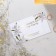 Invitation to the wedding "Lilia", with embossing, 12 x 7 cm