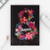 Set "March 8 from flowers": a diary of 80 sheets and a handle