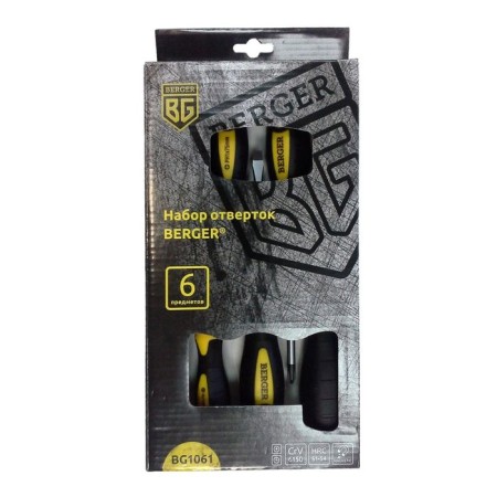 Set of screwdrivers Berger, 6 items-1
