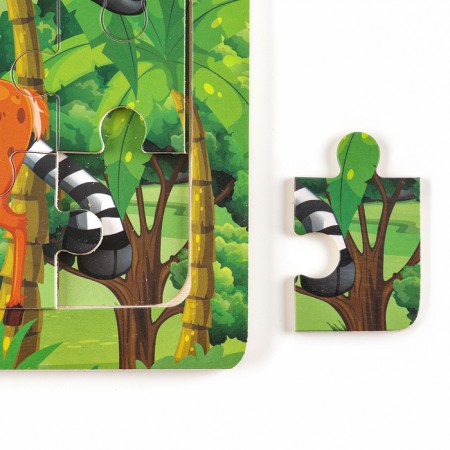 Puzzle Big "Africa" ​​Element: 5.5 × 3 cm-3