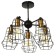 Chandelier 2210/5 E27 40W Black-Bronze 34.4x34.4x68 cm Bayerlux