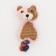Textile toy "Clotted Bear", 19 x 8 cm