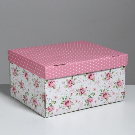 Gift folding box, packaging, “Memories of wonderful”, 31.2 x 25.6 x 16.1 cm-4
