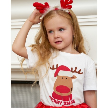 KAFTAN photo shoot "Christmas deer": a three -layer skirt and a rim-2