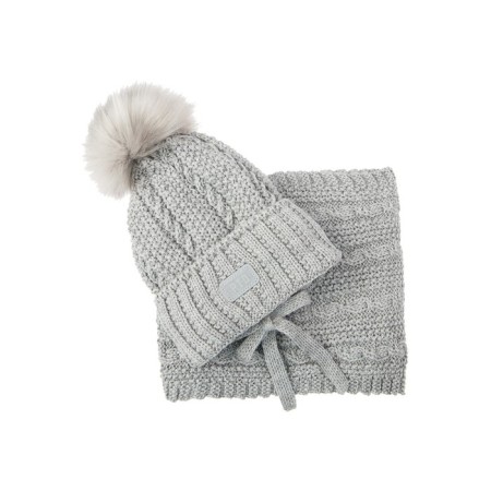 Knitted set for a boy: hat and snood, size 48-2