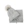 Knitted set for a boy: hat and snood, size 48