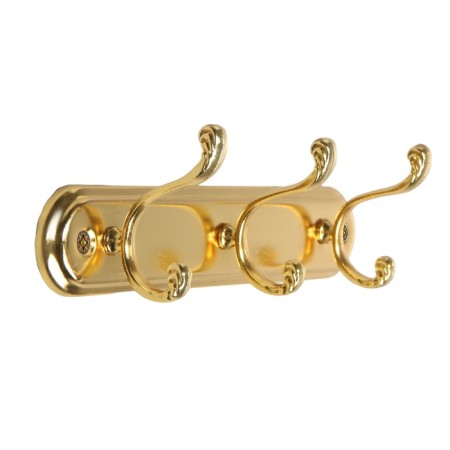Tundra tundra tundra, metal, three -horn, gold color