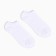 A set of men's socks (3 pairs) shortened, white color, size 40-44