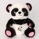 Soft toy "Panda", pendant
