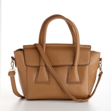 Women's bag with lightning, beige color-9