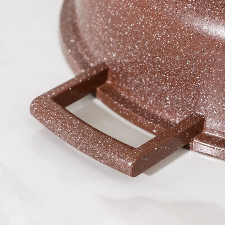 Brownie Frying Furder, D = 28 cm, Glass Cover, Castle Handles, Antivorestar Coating, Induction-5
