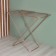 Sushilka for linen is floor folding, working length 20 m, height from the floor 95 cm, width 54 cm, color pink gold