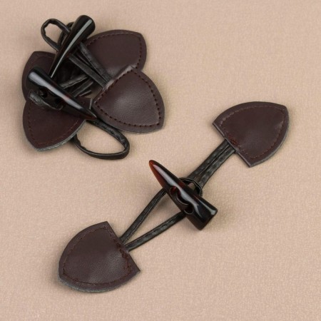 Cleaner clan 16 × 3.6 cm, 3 pcs, brown color