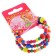 Bracelet-spring children's "chosen" beads, three rows, color