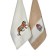 A set of terry napkins Diva Afrodita "Tiger", size 30x50 cm, 2 pcs