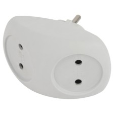 Razeler electric era SPX-2-W 2 outlets without grounding 10A white