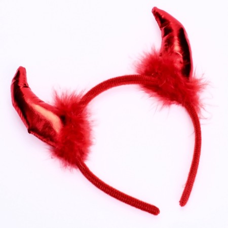 Carnival set "Damn", height 110-128 cm, skirt, top, rim, bag, gloves-6