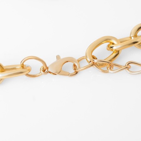 Piece "chain" Grand, blue color in gold, l = 42 cm-1