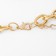 Piece "chain" Grand, blue color in gold, l = 42 cm