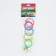 Toy for birds "Multi -colored rings" 5 pcs