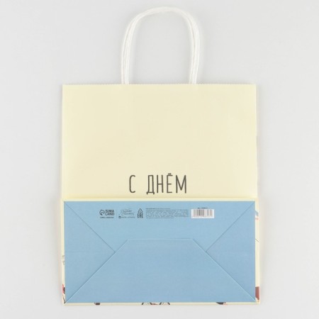 Gift Craft Package, Packaging, Happy Birthday, 22 x 25 x 12 cm-4