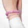 Set of bracelets 2 pcs. Shar No. 6 “Quartz Pink” and ball 8 ”Quartz Lilac”, 5.5 cm