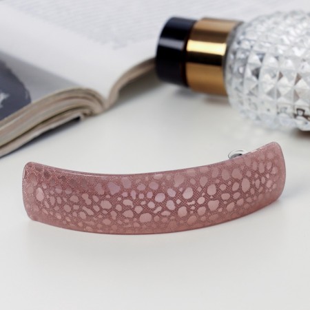 Hair hairpin "Silva" Granite print, 9 cm, mix