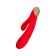 Vibro -roller with the Jos Patti Moving Language, 24 cm, silicone, red color