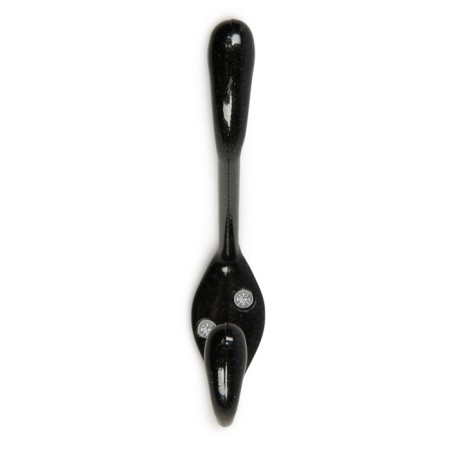 Hook furniture tundra TKD033, two -rod, black metallic-2