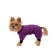 Combinasone for dogs (bitch), fleece p. 32 (DS 32 cm, Osh 30 cm, OG 38-48 cm), purple
