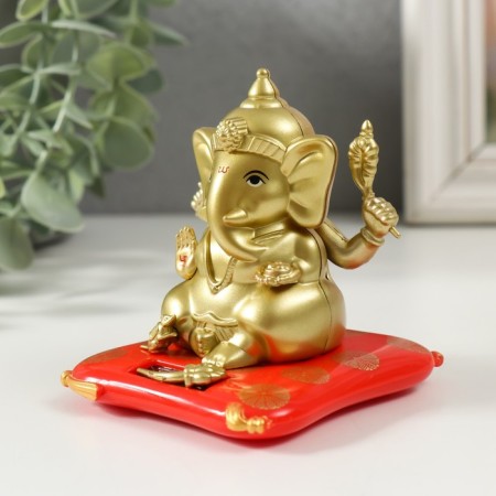 Plastic pendulum from the solar battery "Ganesha" 6.5x7x7.7 cm-3