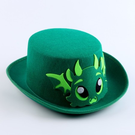 Carnival hat "Dragon", green color-4