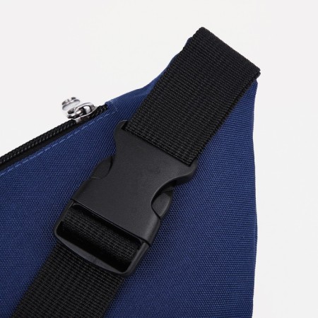 Lightning waist bag, outer pocket, blue color-3