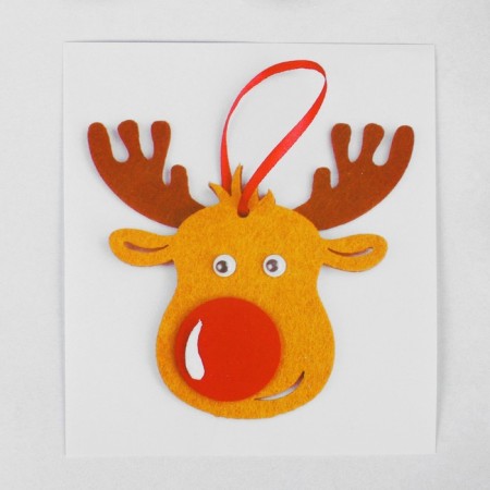 Set for creativity - Create a Christmas tree decoration from the felt "Dear Deer"-2