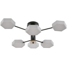 Chandelier 1318/6wt LED 144W 3000-6000K White 71x65x25 cm Bayerlux