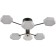 Chandelier 1318/6wt LED 144W 3000-6000K White 71x65x25 cm Bayerlux