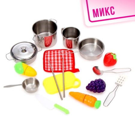 Set of metal utensils "Cook", 16 items-8