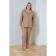 Female jacket, size 64, beige color