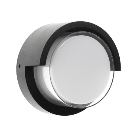 Facade lamp "City", FSD-048, 10 W, 3000K, circle, IP65, 220 V, plastic, black-4