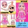Magnetic game "Your Fashionable Doll: Milan", 70 cm