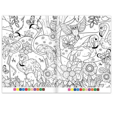 Coloring by numbers "Country of Magic", 16 pp., A4 format-2