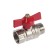 Ballic zein English, outer/internal thread 1/2, butterfly, zinc