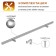 Handle Cappio rating, lightweight, d = 12 mm, m/o 224 mm, color mat. nickel